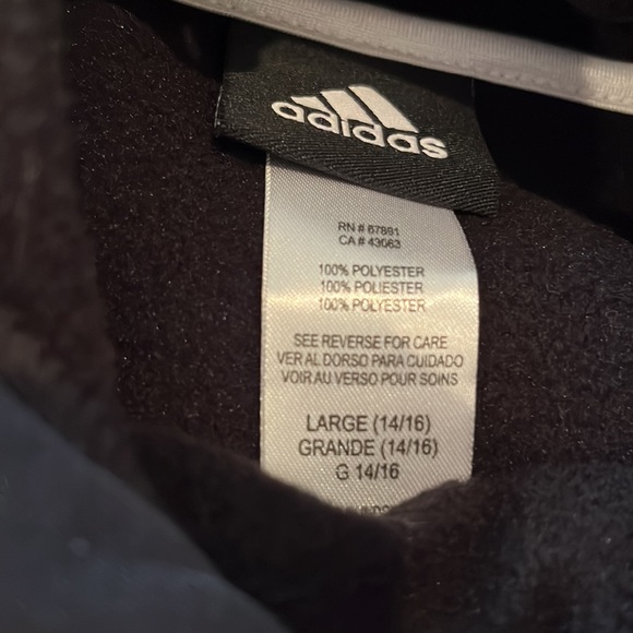 Adidas NETS Brooklyn fleece hoodie in black - Picture 7 of 8
